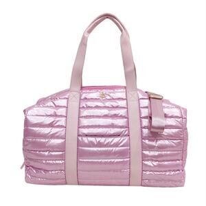 Puffer Weekender Duffle Bag – Ballet Pink